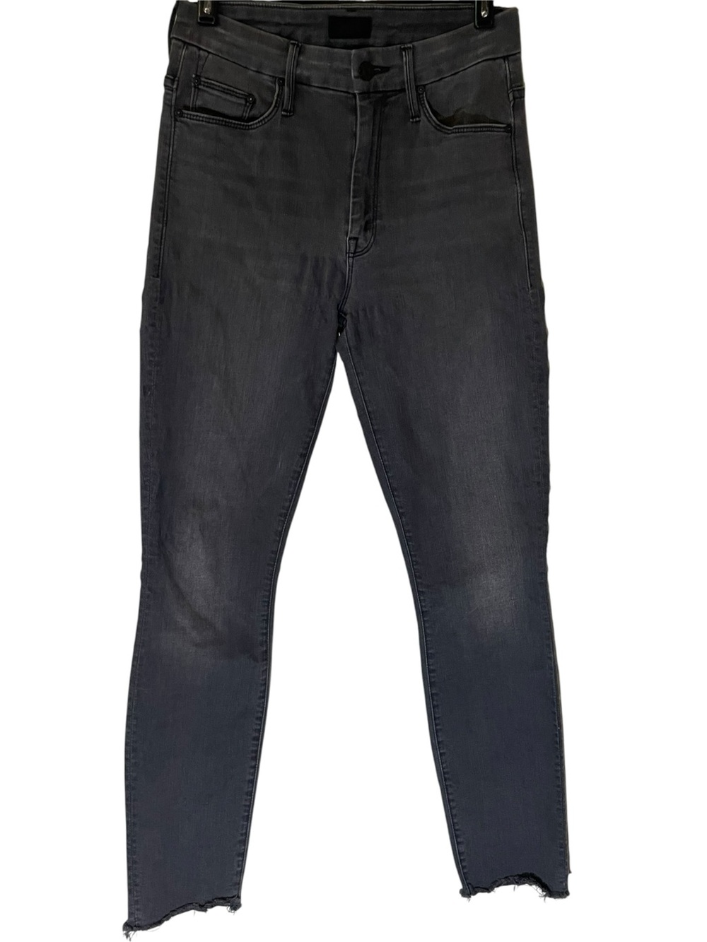 MOTHER Denim High Waisted Looker Ankle Fray in Lighting Up Lanterns Size 25